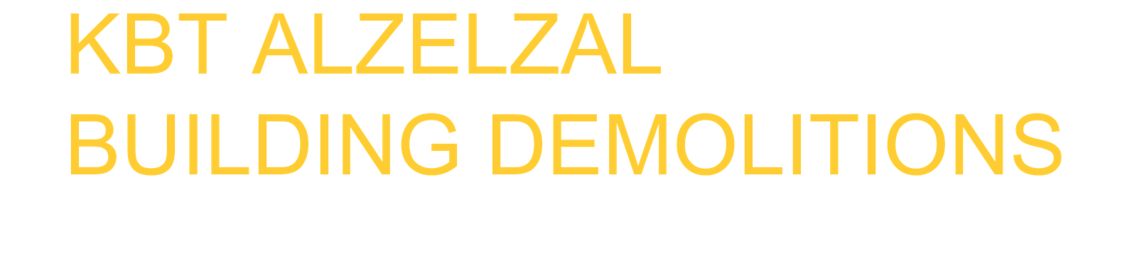 KBT AL ZELZAL BUILDING DEMOLITION